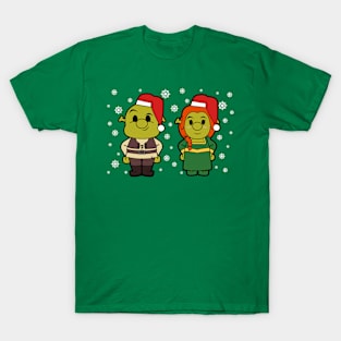 Shrek and Fiona Christmas T-Shirt